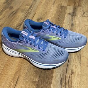 Brooks Ghost 14 Women's Running Shoes Periwinkle Purple Yellow Size 9
